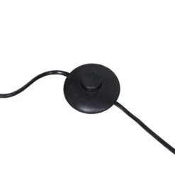Qazqa booglamp xxl zwart e27