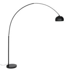 Qazqa booglamp xxl zwart e27