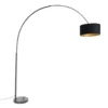 Qazqa booglamp xxl zwart e27