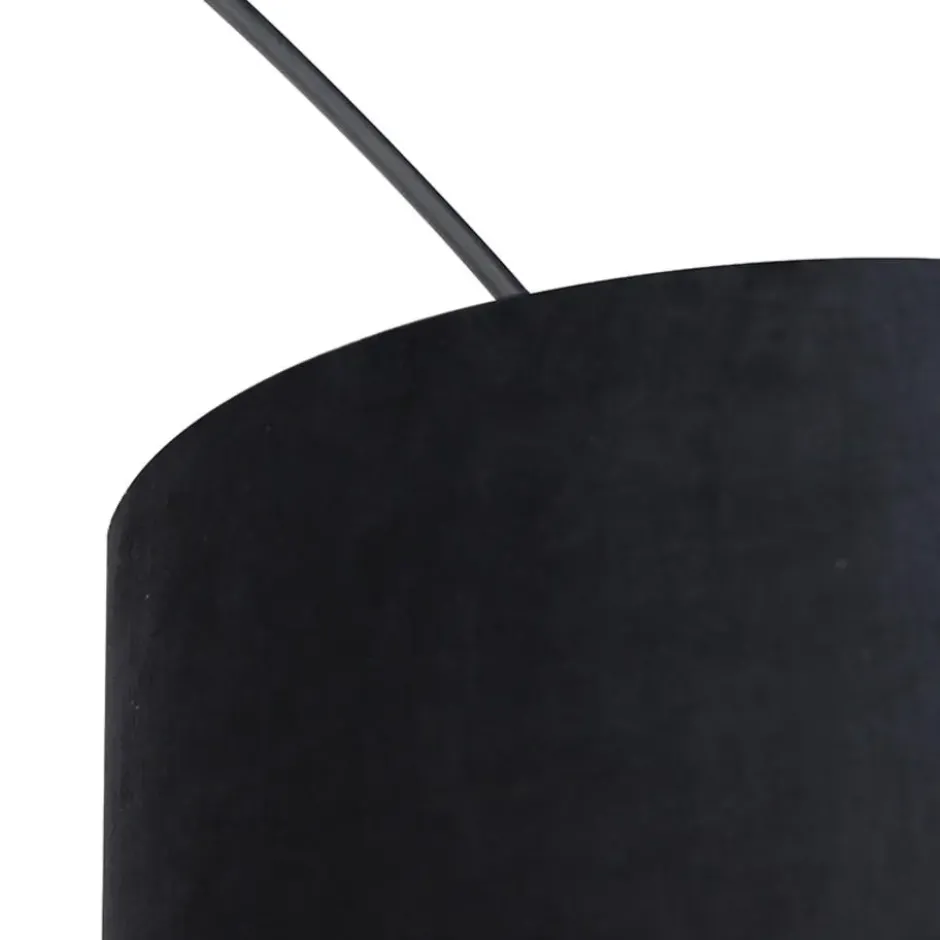 Qazqa booglamp xxl zwart e27