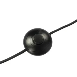 QAZQA Design vloerlamp zwart 3-lichts verstelbaar - Mesh - Zwart