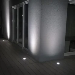 Qazqa grondspot delux zilverkleurig gu10