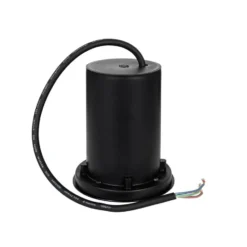 Qazqa grondspot delux zwart gu10