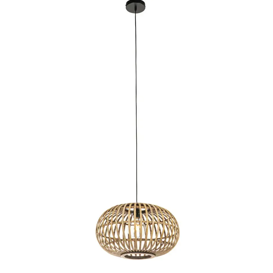 Qazqa hanglamp amira beige e27