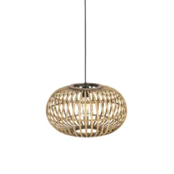 Qazqa hanglamp amira beige e27