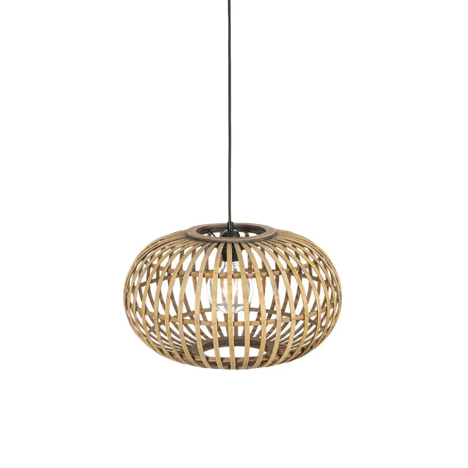 Qazqa hanglamp amira beige e27