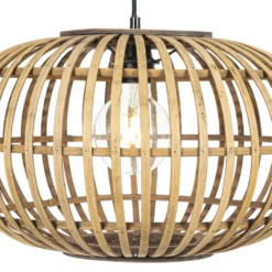 Qazqa hanglamp amira beige e27