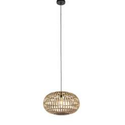 Qazqa hanglamp amira beige e27