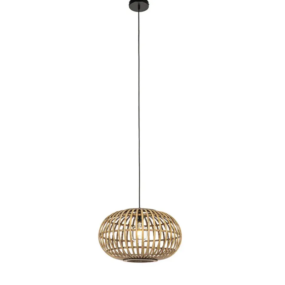 Qazqa hanglamp amira beige e27