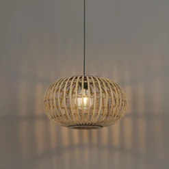 Qazqa hanglamp amira beige e27
