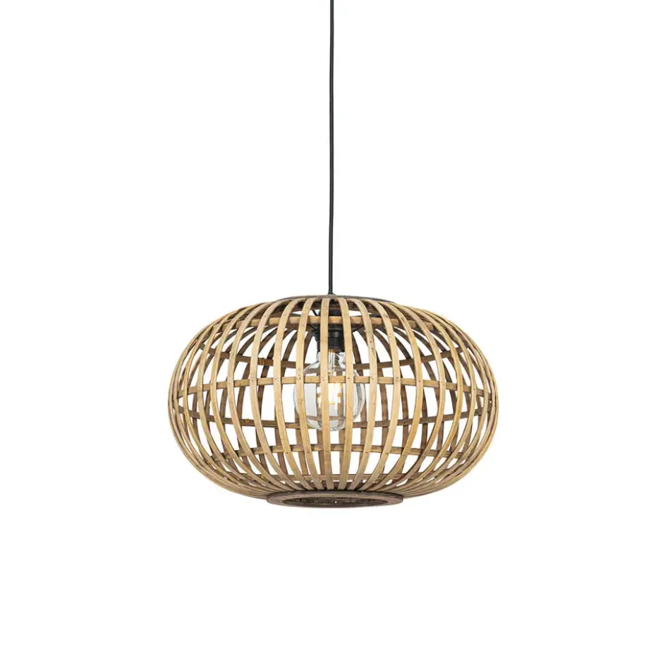 Qazqa hanglamp amira beige e27