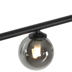 Qazqa hanglamp athens zwart g9