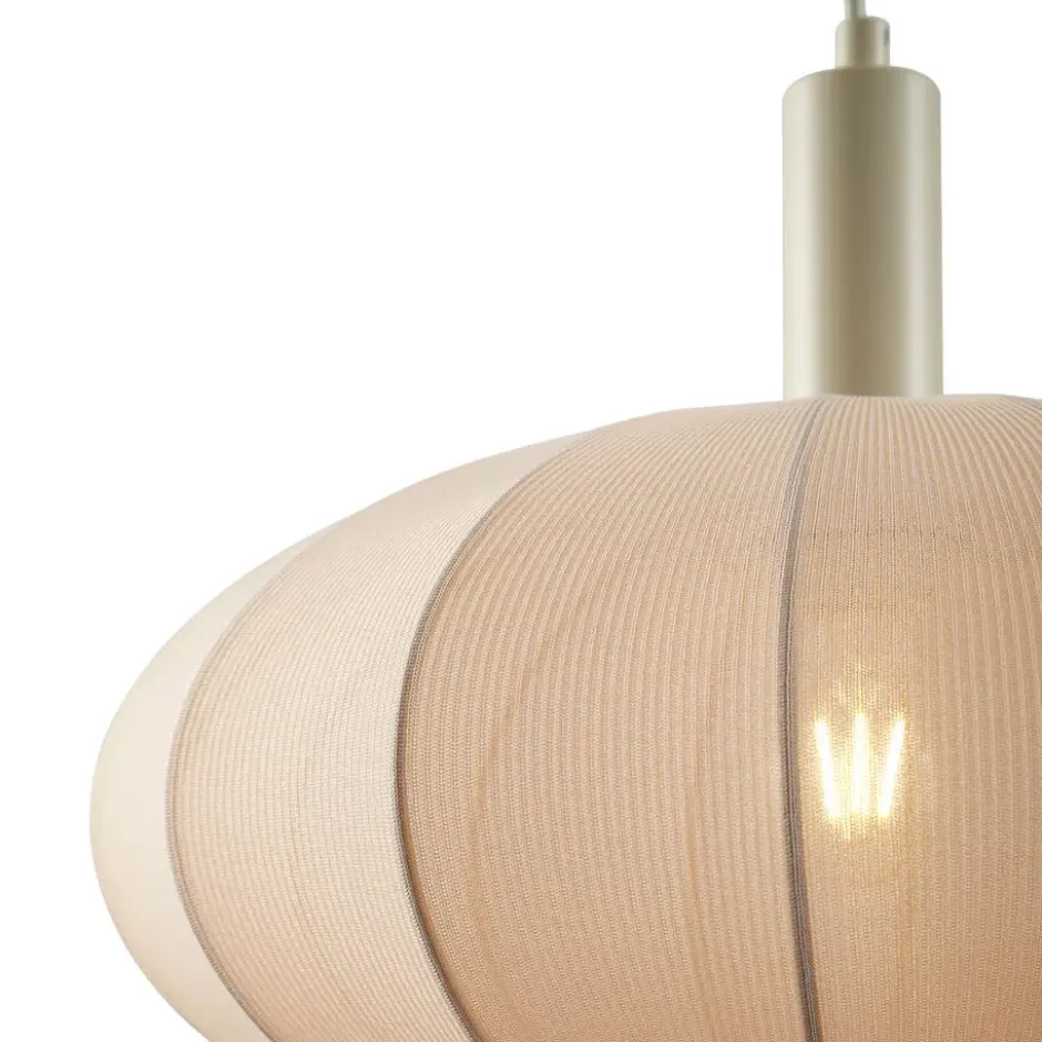 Qazqa hanglamp bida beige e27
