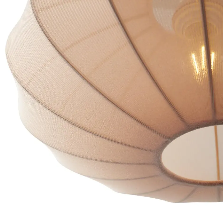 Qazqa hanglamp bida beige e27