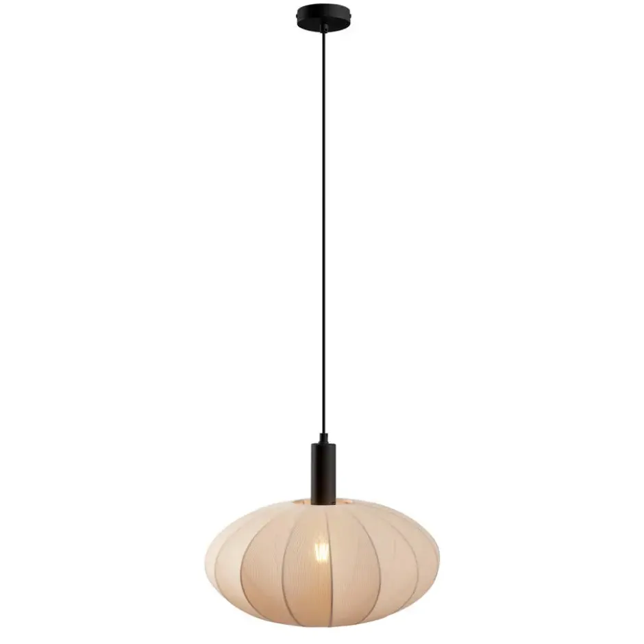 Qazqa hanglamp bida bruin e27
