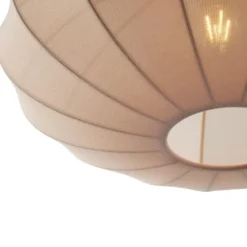 Qazqa hanglamp bida bruin e27