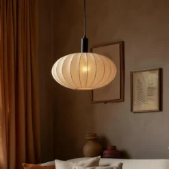Qazqa hanglamp bida bruin e27