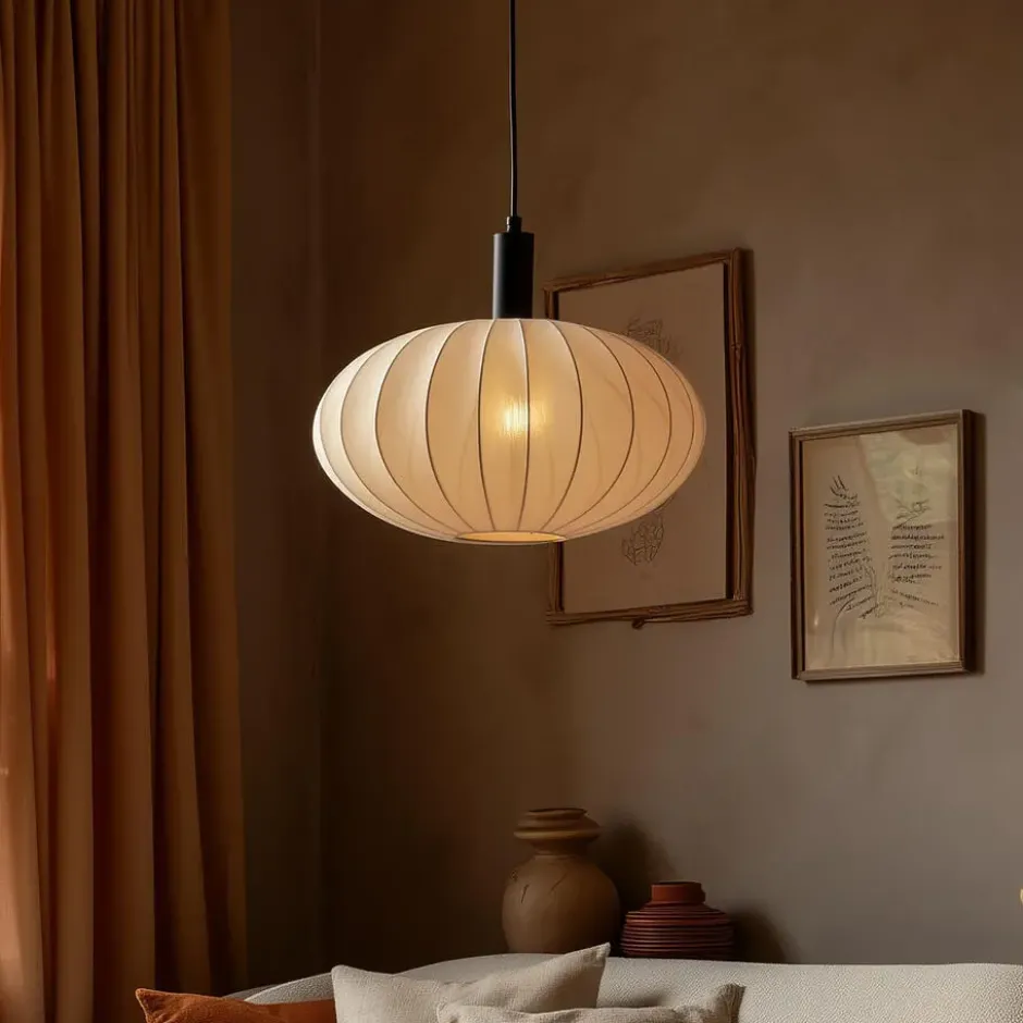 Qazqa hanglamp bida bruin e27