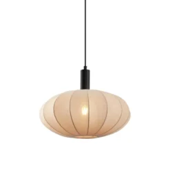 Qazqa hanglamp bida bruin e27