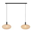 Qazqa hanglamp bida bruin e27