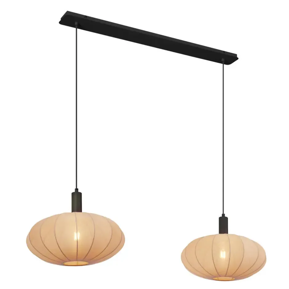 Qazqa hanglamp bida bruin e27