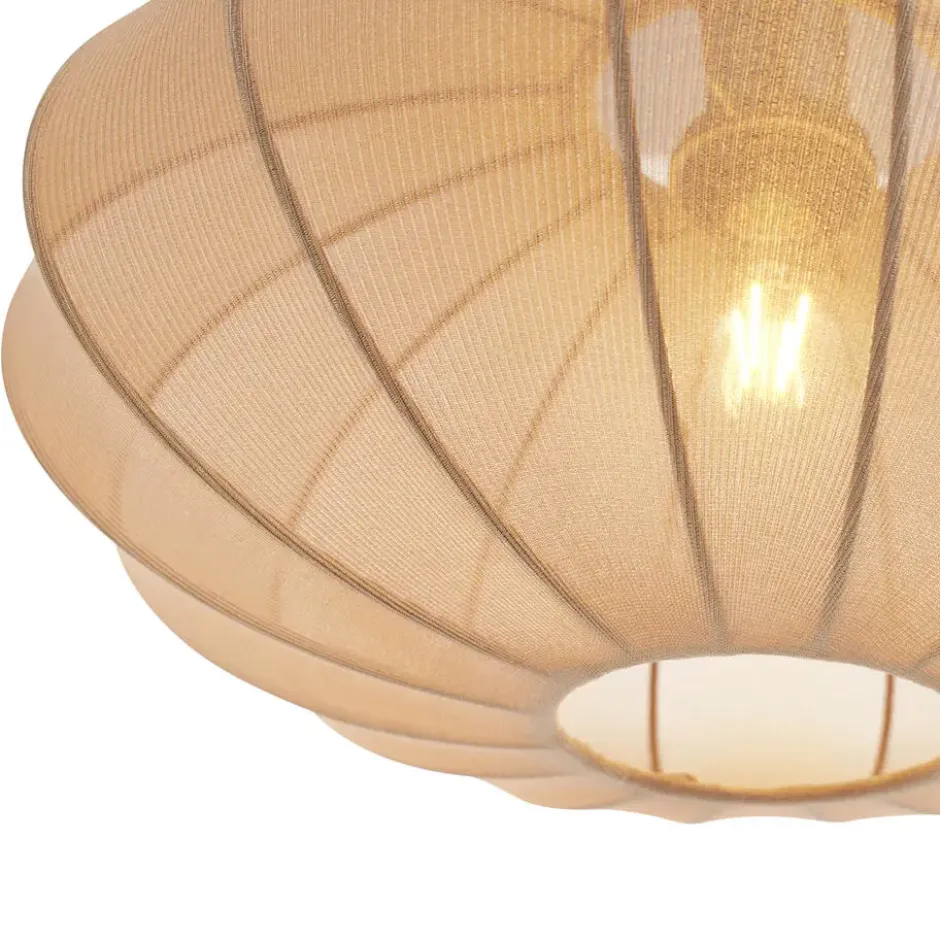 Qazqa hanglamp bida bruin e27