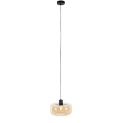 Qazqa hanglamp bizle beige e27
