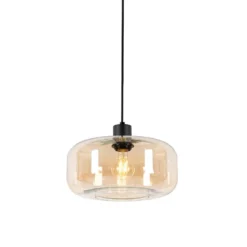 Qazqa hanglamp bizle beige e27