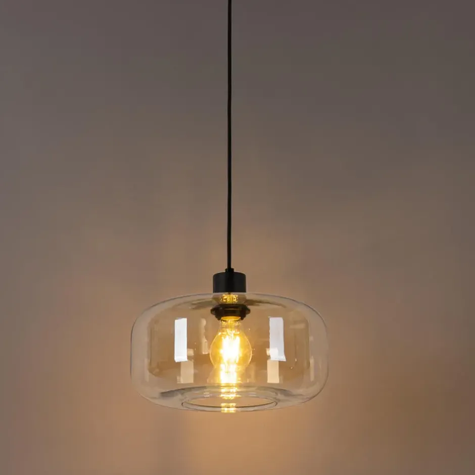 Qazqa hanglamp bizle beige e27