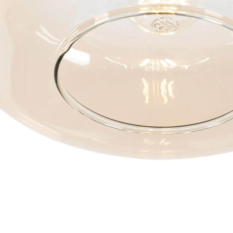 Qazqa hanglamp bizle beige e27