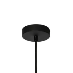 Qazqa hanglamp cloth zwart e27