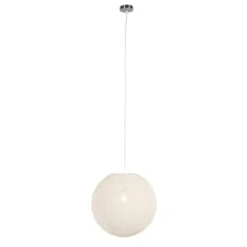 Qazqa hanglamp corda wit e27