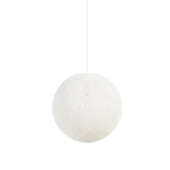 Qazqa hanglamp corda wit e27