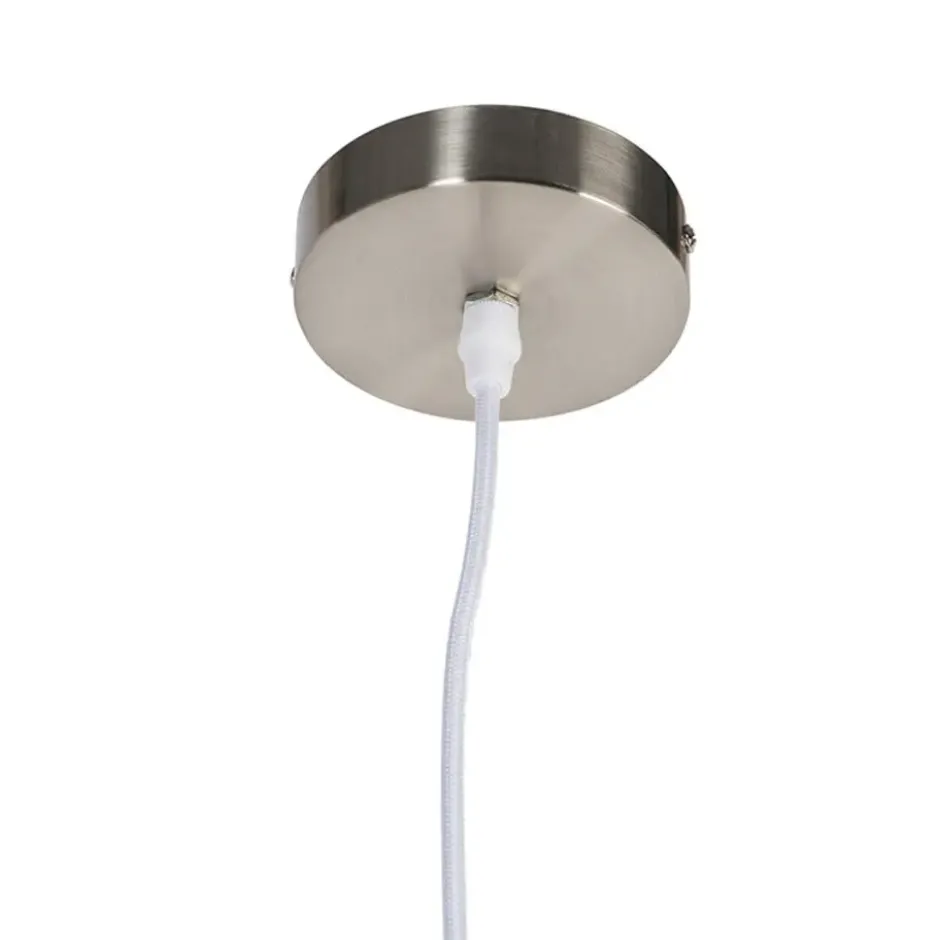 Qazqa hanglamp corda wit e27