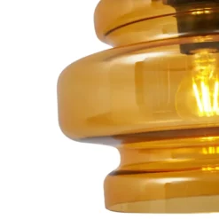 Qazqa hanglamp denise oranje e27