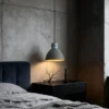 Qazqa hanglamp dory grijs e27