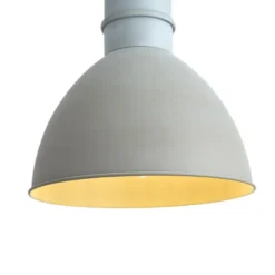 Qazqa hanglamp dory grijs e27
