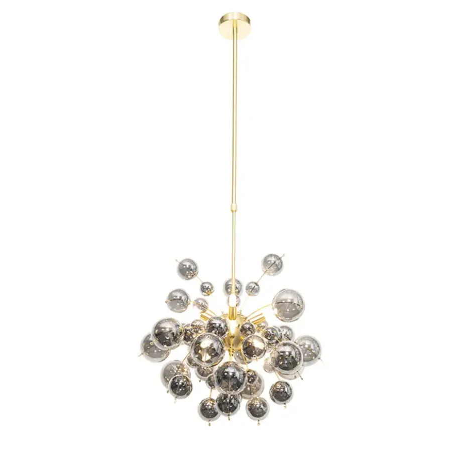 Qazqa hanglamp explode goudkleurig g9