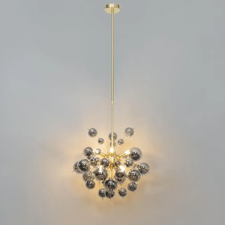 Qazqa hanglamp explode goudkleurig g9