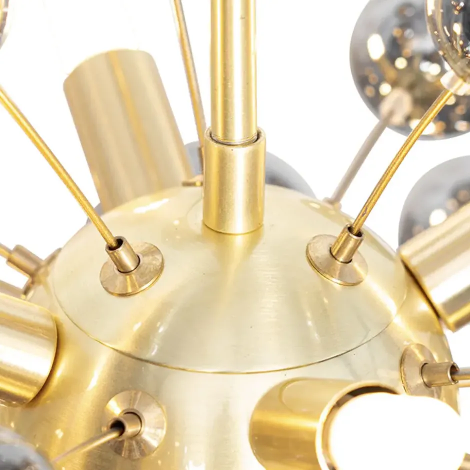 Qazqa hanglamp explode goudkleurig g9