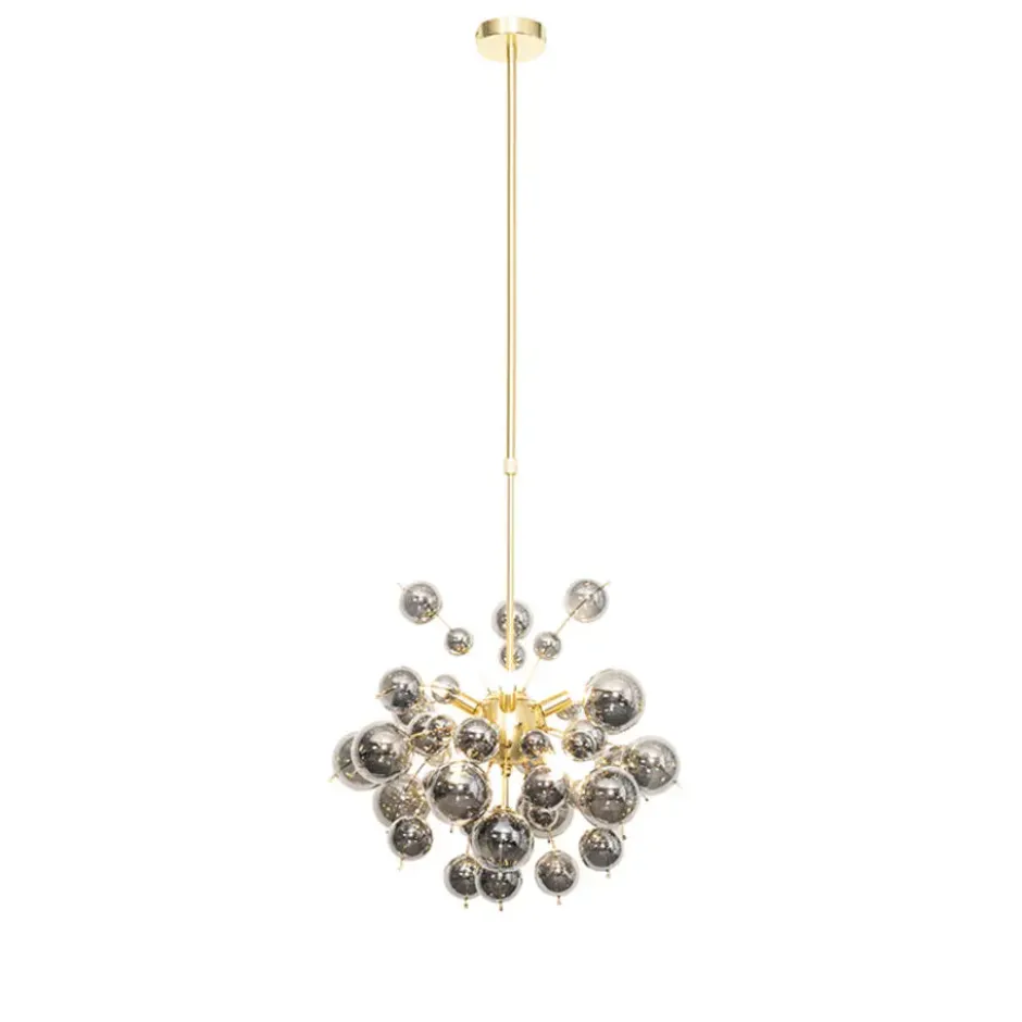 Qazqa hanglamp explode goudkleurig g9