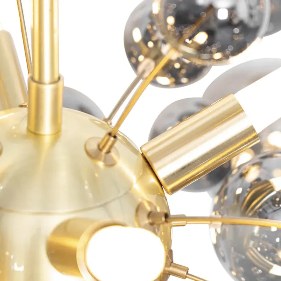 Qazqa hanglamp explode goudkleurig g9
