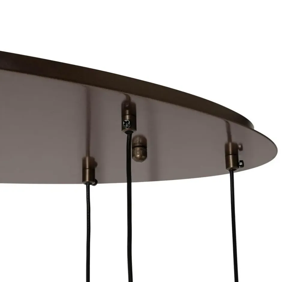 Qazqa hanglamp inge bronskleurig g9