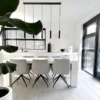 Qazqa hanglamp jeana zwart gu10