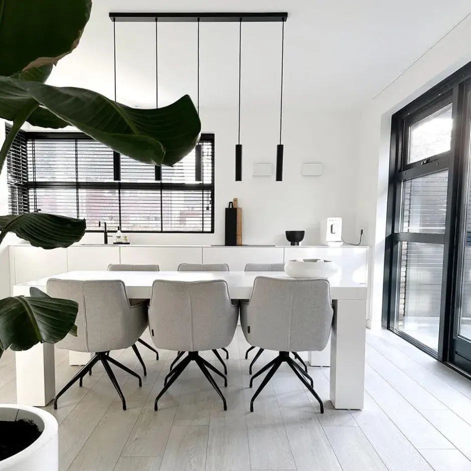 Qazqa hanglamp jeana zwart gu10