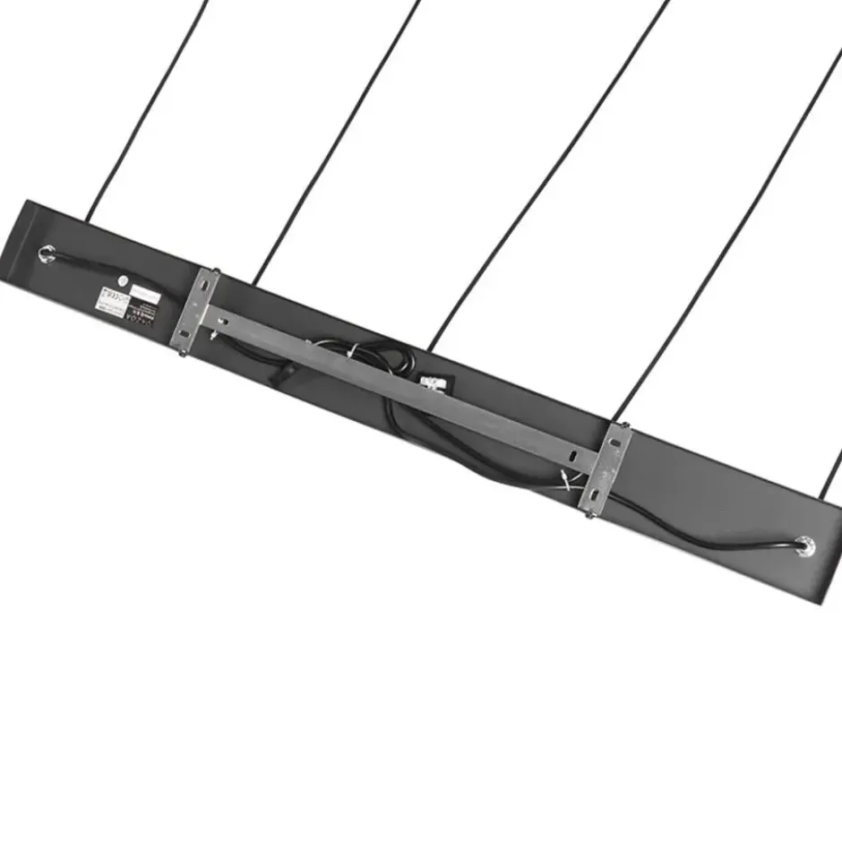 Qazqa hanglamp jeana zwart gu10
