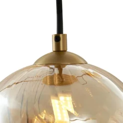 Qazqa hanglamp jia goudkleurig g9