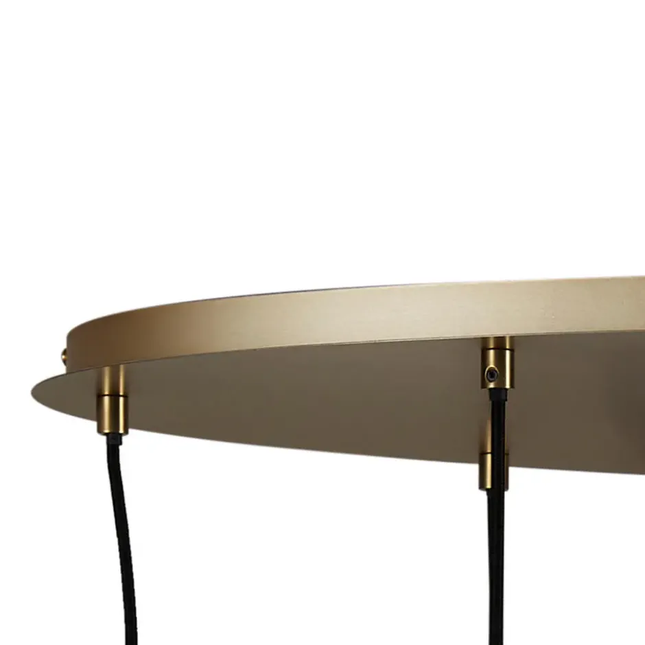Qazqa hanglamp jia goudkleurig g9