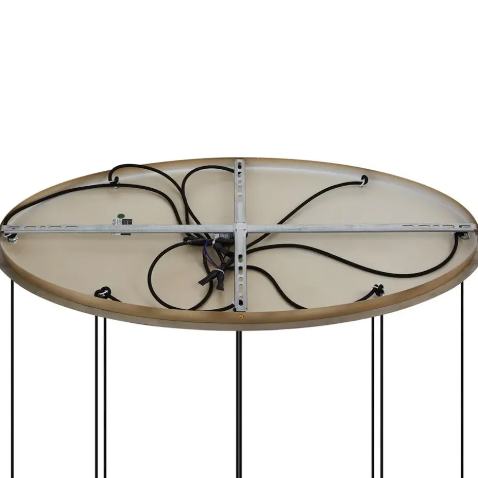 Qazqa hanglamp jia goudkleurig g9