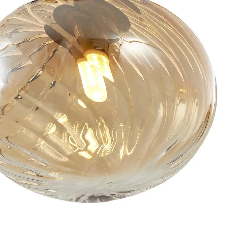Qazqa hanglamp jia goudkleurig g9